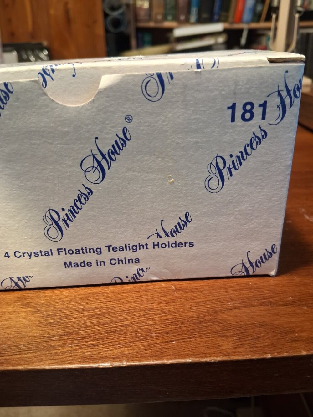 Princess House Crystal Floating Tealight Holders – Set of 4 – NOS #181 - Picture 5 of 6